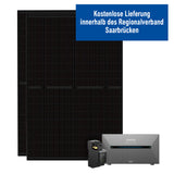900W Balkonkraftwerk inkl. Speicher Anker SOLIX 2 E1600 PLUS & smarten Stromzähler