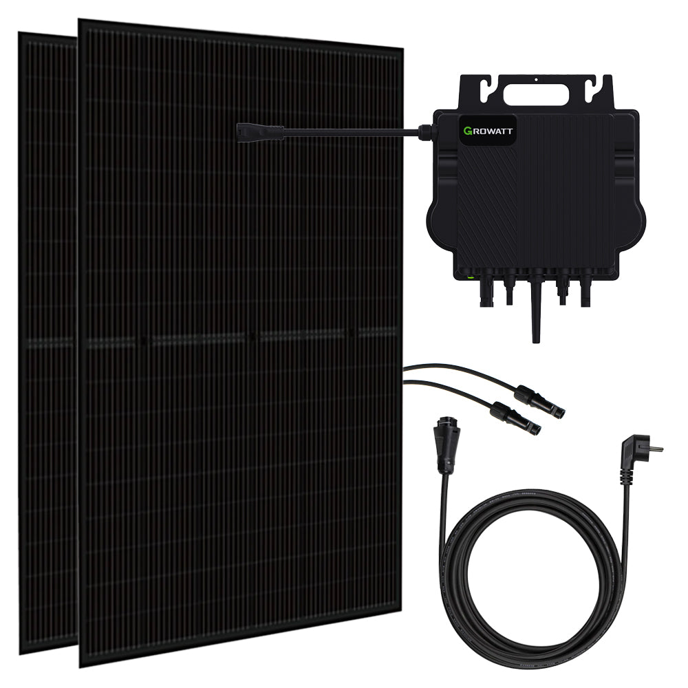 Balkonkraftwerk 890W Growatt NEO 800M-X Trina Vertex S
