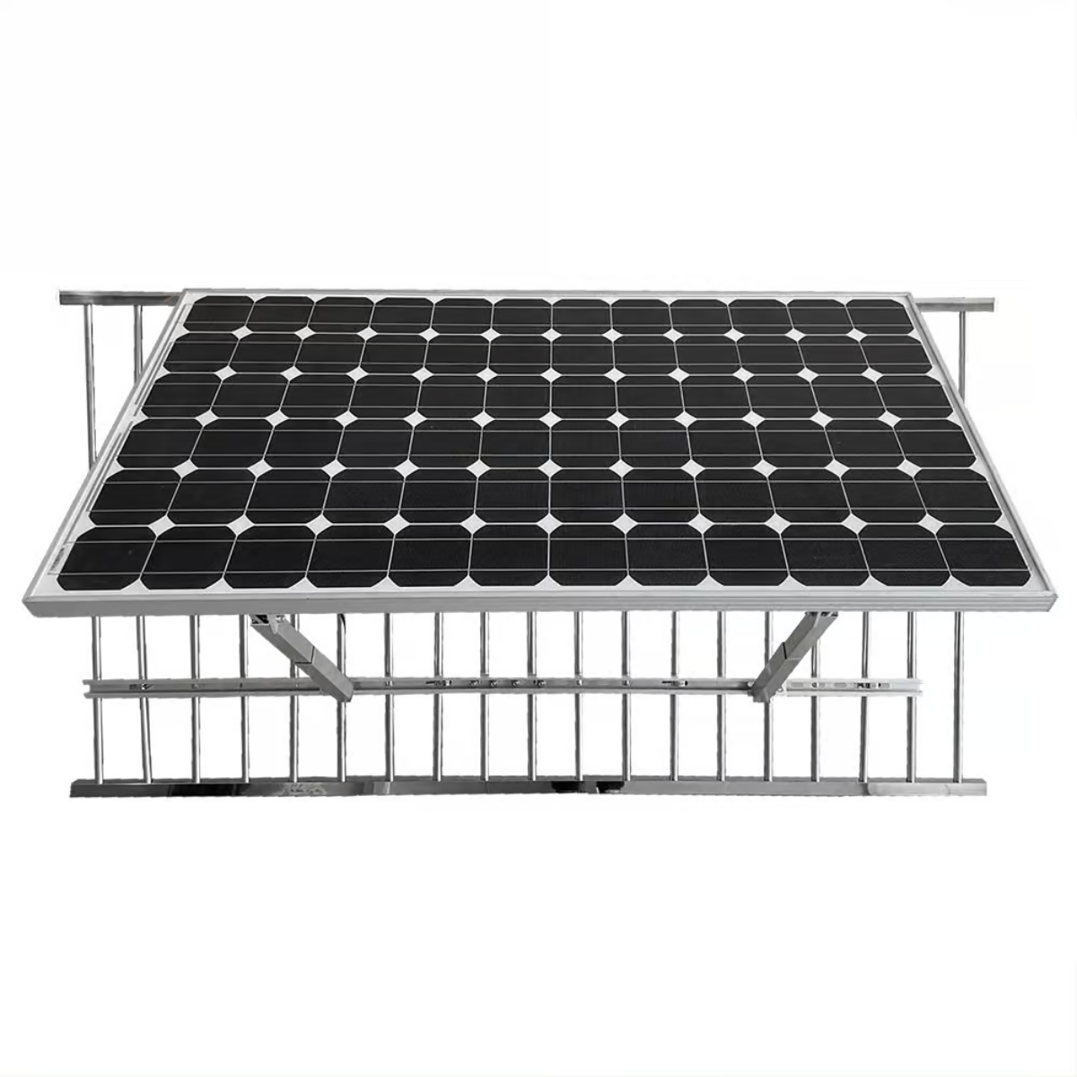 Solarmodul Halter für Balkongeländer - Verstellbare Neigung