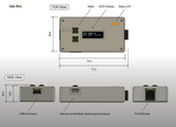 Emlog Gaszähler Sensor GZ1 USB - Geeignet für Elster/Honeywell Balgengaszähler