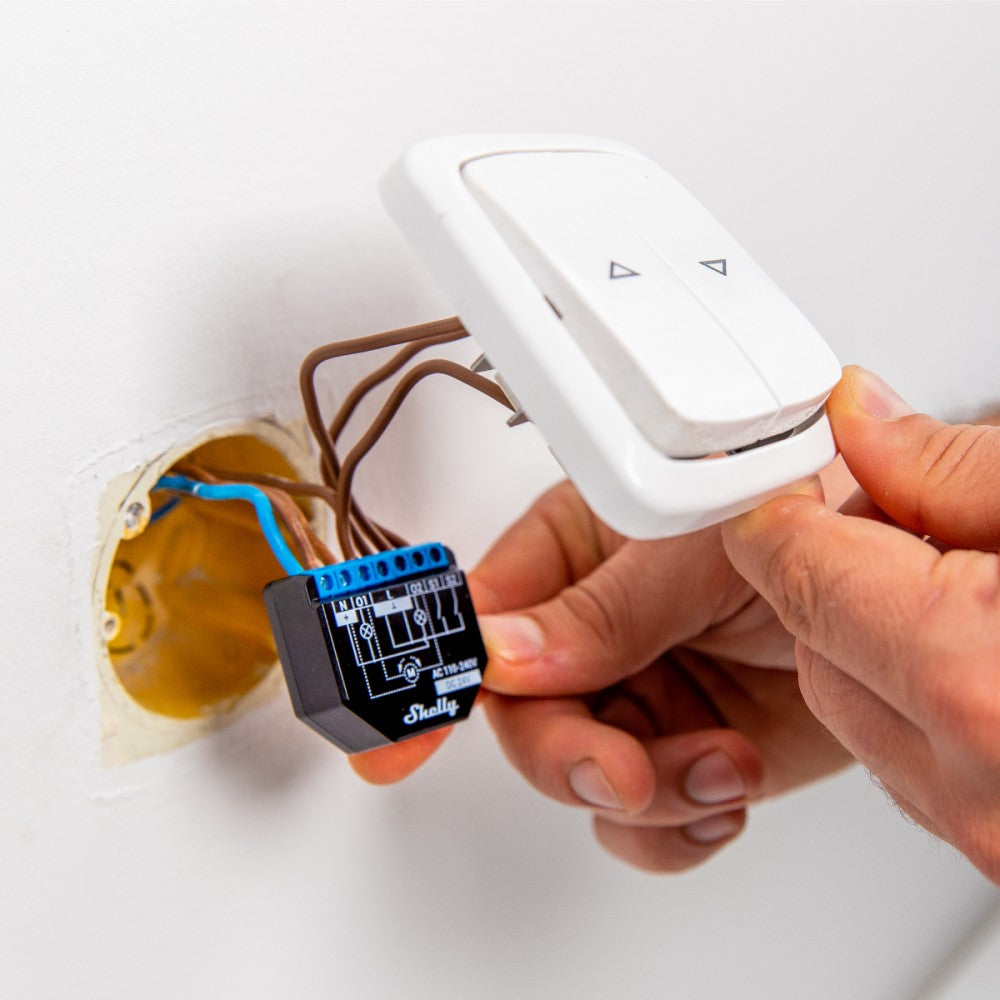 Shelly Plus 2PM - 2x 10A - WLAN/Bluetooth - Smart Home - Kompatibel mit amazon Alexa & Google Home
