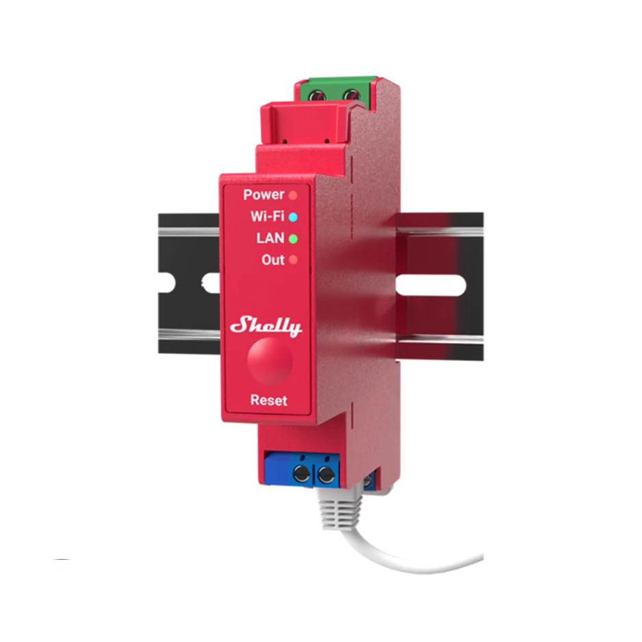 Shelly Pro 1PM - Relais - WLAN & LAN Schaltaktor - Max. 16A